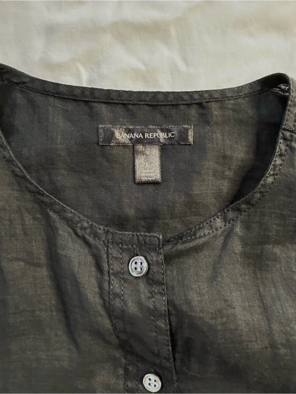 Banana Republic Ramie Utility Shirt